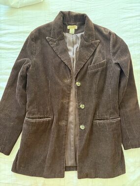 Limited Chinos Brown Corduroy Blazer Jacket